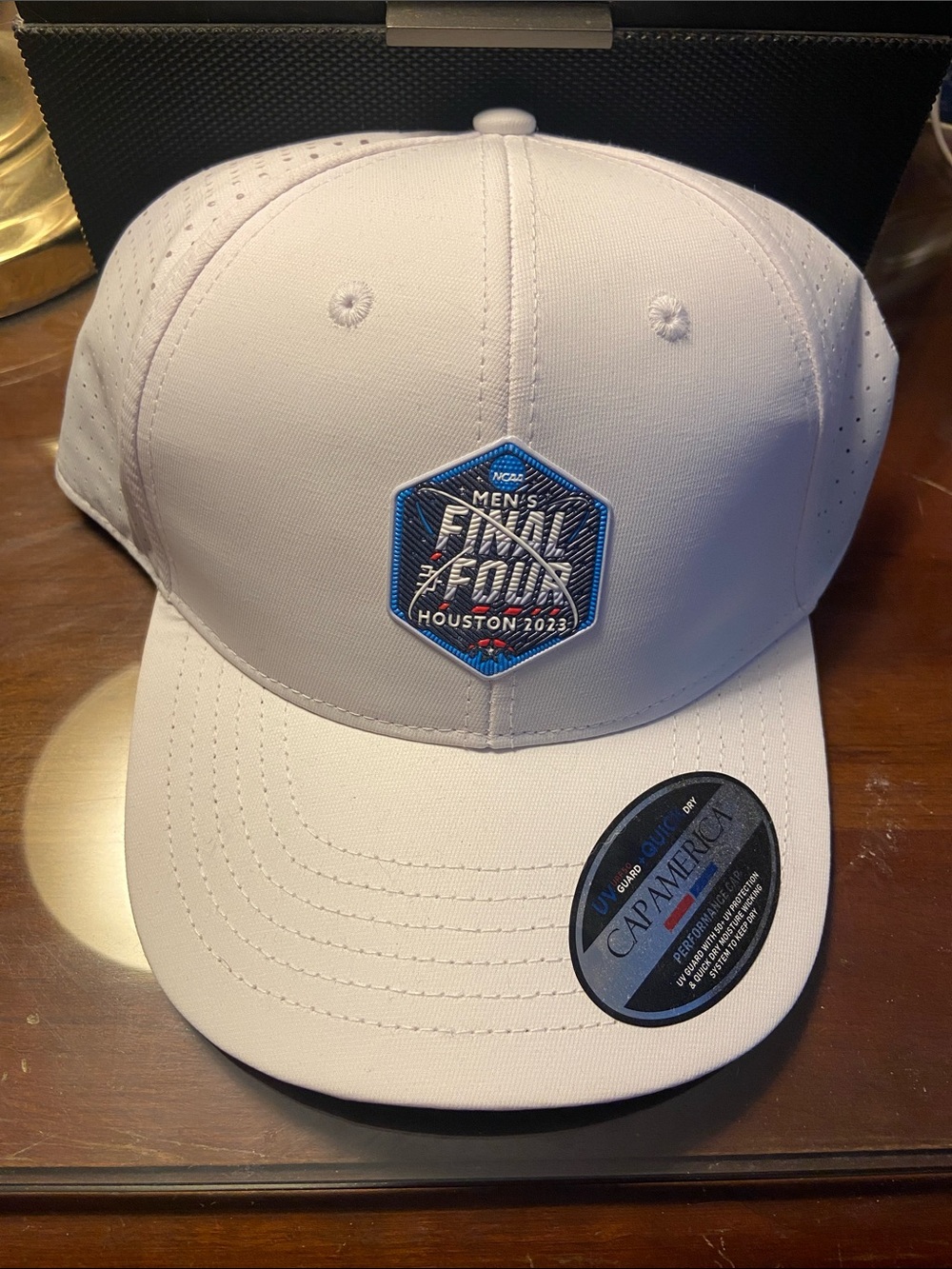 Men's White NCAA Final Four Houston 2023 Cap by Cap America